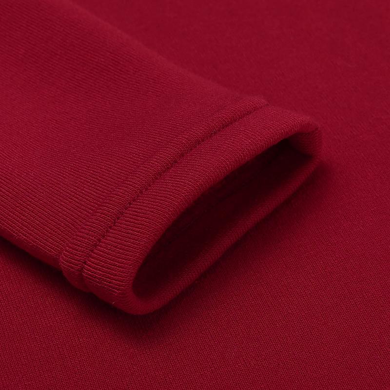 MAITA Donna Manica Lunga Felpa con Cappuccio Sexy Slim Fit Pullover Tunica Abito