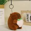 Internet celebrity cute cute cute kapibara pendant plush toy doll capybara bag pendant keychain doll doll