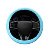 Odorless Silicone Car Steering Wheel Cover Nonslip Textured Surfaces Breathable Design for 32cm To 40cm Wheels