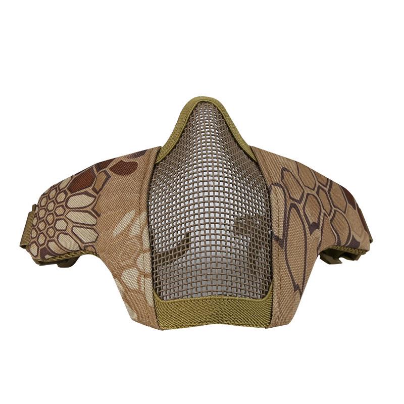 Outdoor Cycling Breathable Steel Wire Tactical Mask for CS Field Protection
