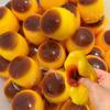 Juguete de Apretar Pudding de Caramelo Crujiente Nuevo y Caliente Asmr, Adorno Lindo para Escritorio para Alivio del Estrés para Todas las Edades, Pequeños Recuerdos para Oficina y Fiesta