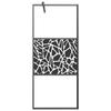 VidaXL Paroi de Douche Cloison de Baignoire Accessoire de Salle de Bain Cloison de Douche Intérieur 80x195 cm Verre ESG avec 151880