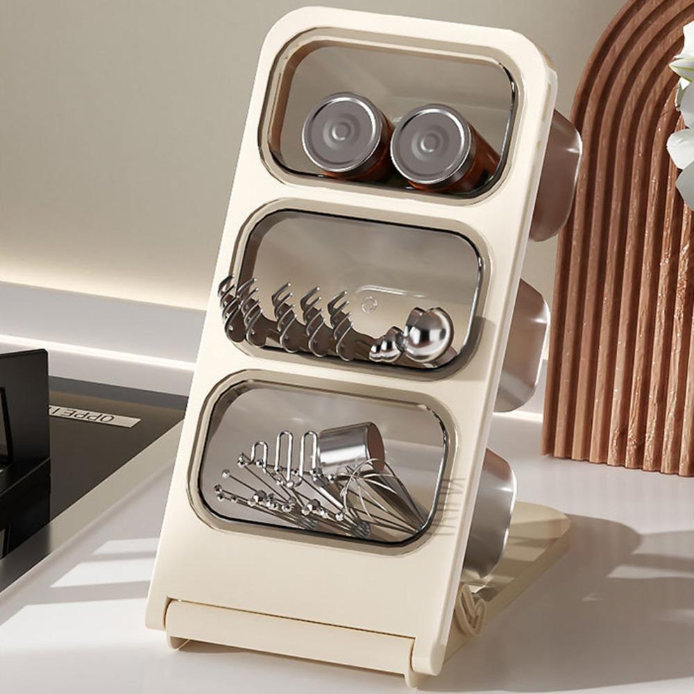 

Складна коробка для зберігання ручок великої місткості, коробка для пензлів для макіяжу, новий похилий тримач для ручок, студенти бежевий