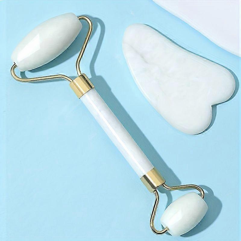 Gua Sha Facial Tool Set, Jade Roller for Face, Face Roller for Women, Face Massager Roller, Face Roller for Skin Tightening