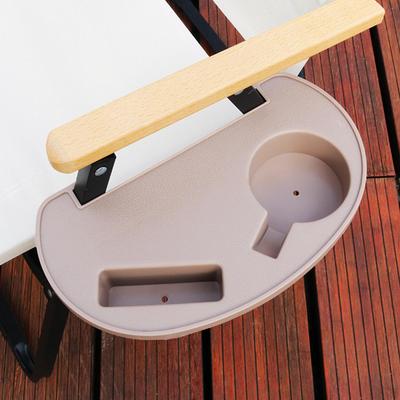 Side Tables, Phone Tray And Cup Holder, , Fits Deck Chairs, Camping Fishing Chairs
