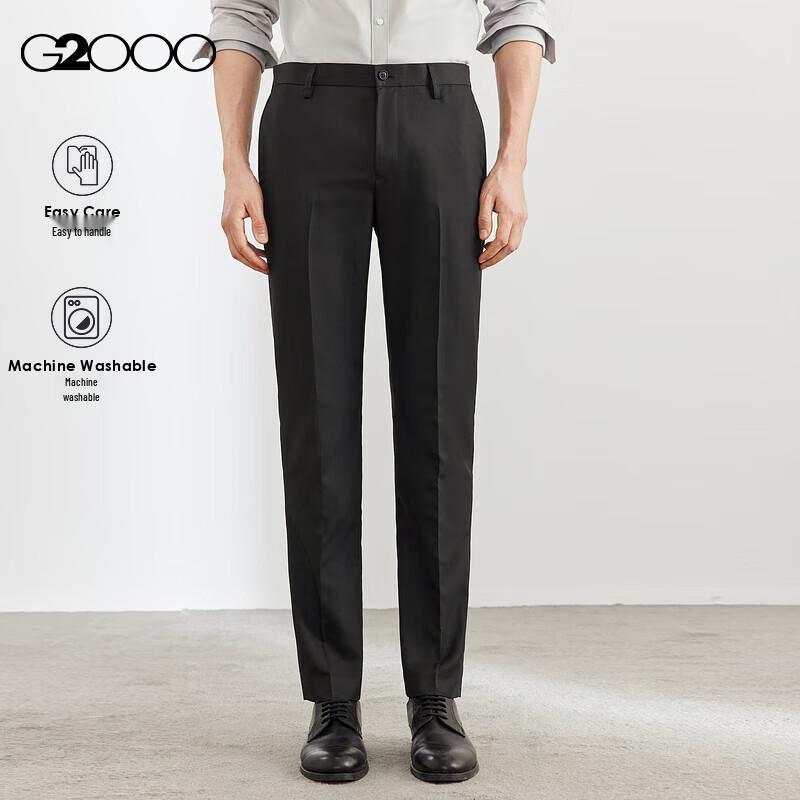 G2000 Men s Easy-Care Slim-Fit Dress Pants 34