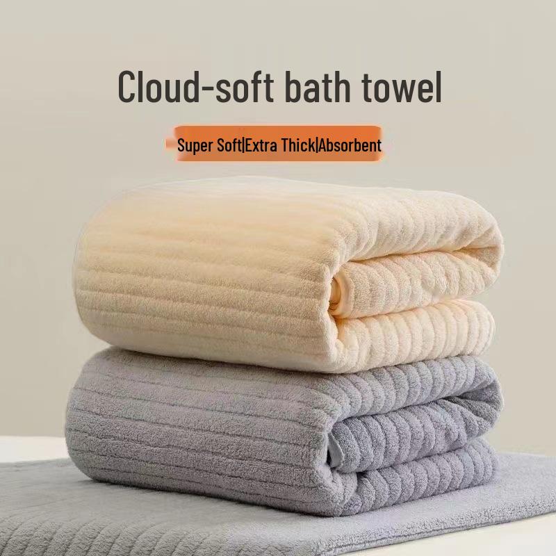 Luxury Extra-Large Women's Bath Towel - Ultra-Thick, Soft, and Absorbent for Adults