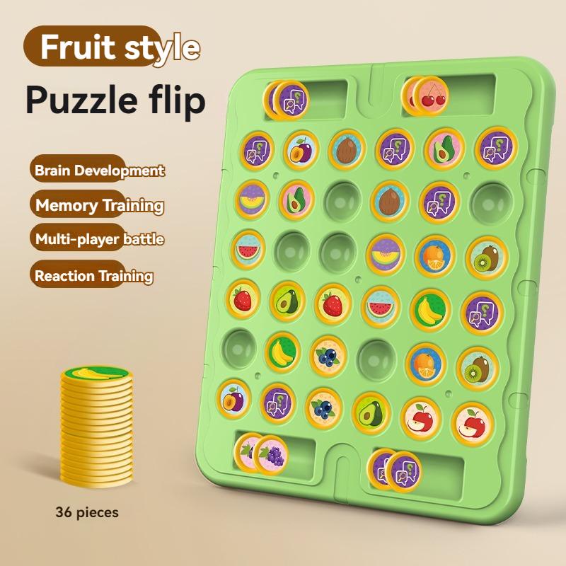 

Animal Flip Chess Board Games Classic Strategy Game Thinking Cognitive Parent child Interactive Puzzle Christmas Party Toy