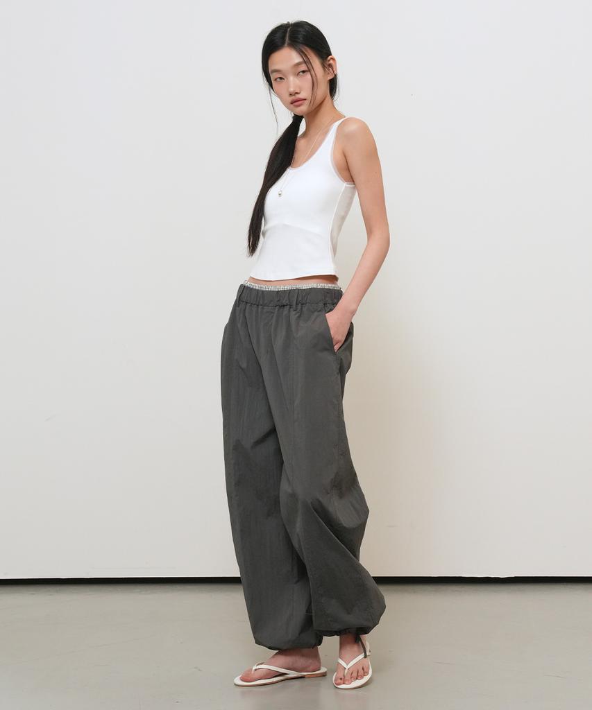 GENERALIDEA Sheer Layered Sleeveless [White] / Gf2Lts534