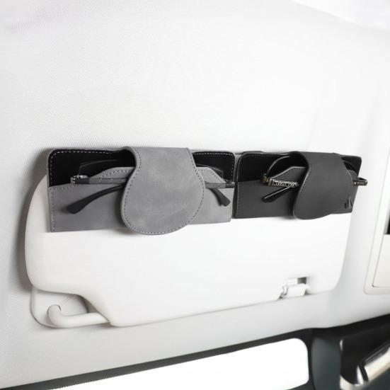 Magnetic Sunglasses Holder for Car Glasses Holder Car Visor Suede Eyeglasses Holder Glasses