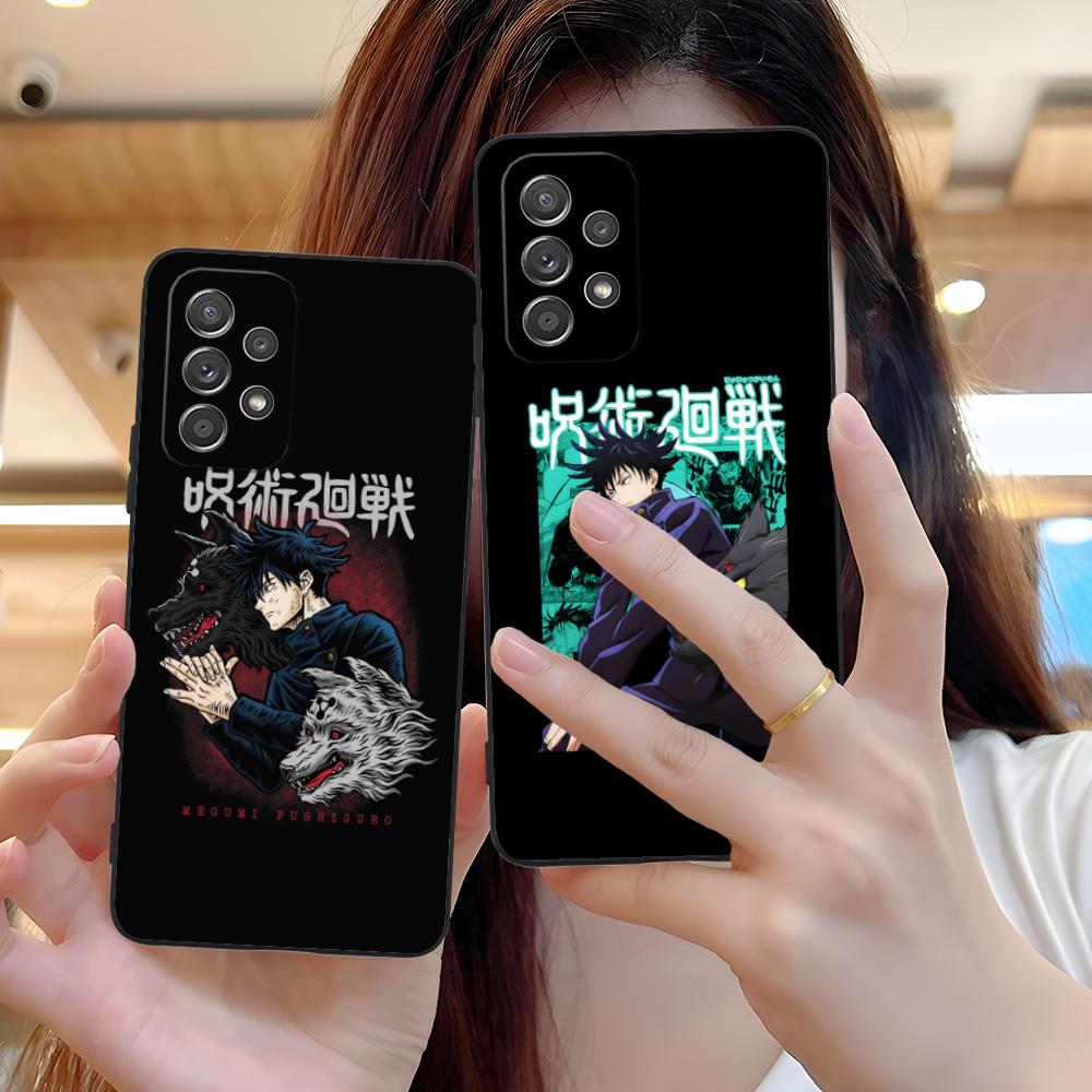 Jujutsu Kaisen Megumi Mobile Phone Case for Samsung Galaxy A56 55 54 53 52 51 36 35 34 23 16 15 5G Colour Cover Cover Cellphones