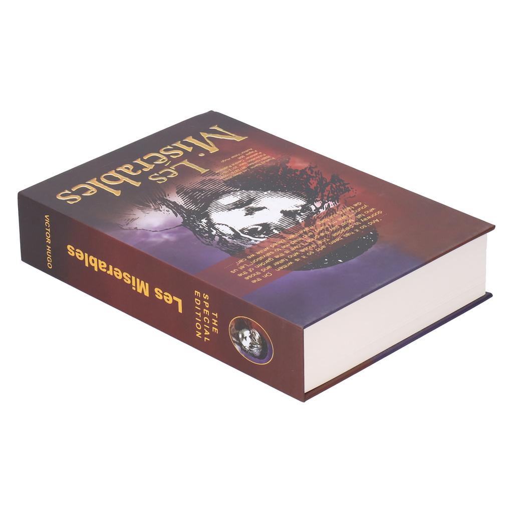 Safe Box Simulation Book Saving Box with Key for Cash Coin Money Bank Cards Jewelry