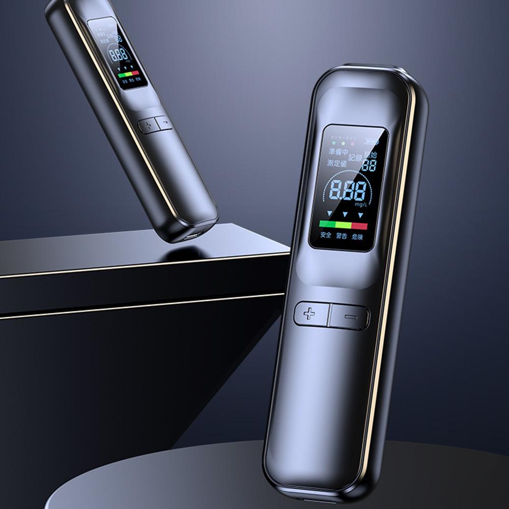 Professional Alcohols Detector Non-touching Blowing Breathalyzers Tester Rapid Precisely Display Alcohols Detector for Policeman