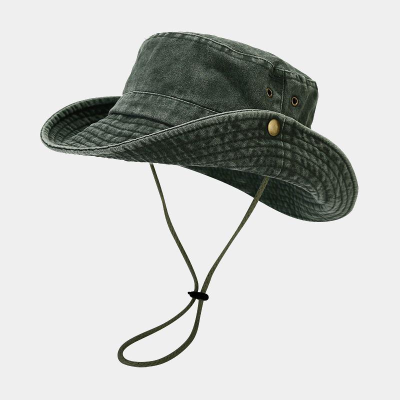 Men's and Women's Outdoor Sun Hat: Patchwork Wide Brim Design for Fishing, Mountaineering, and Travel in Spring and Summer.