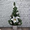 New PVC Mini Christmas Tree Mini Balls Table Ornament Flower Desktop Decorations Xmas