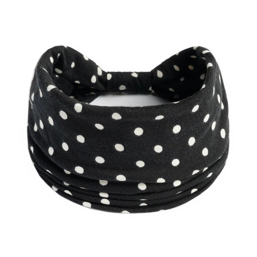 Women's Wide Retro-Style Elastic Sports Headband - Yoga & Hair Accessory
