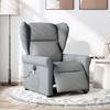 Electric Massage Chair Light Grey Fabric