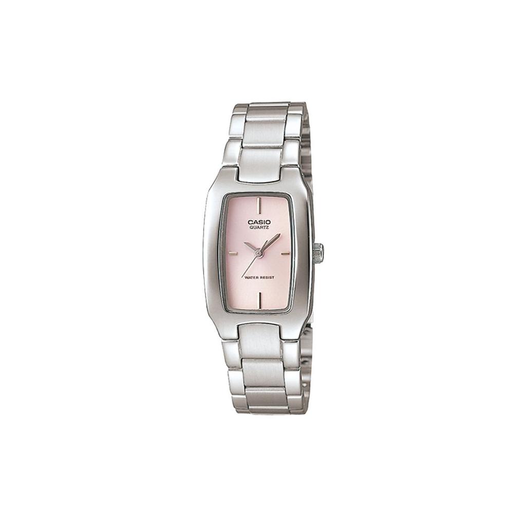 Casio Standard Series Fashion Business Retro Versatile Quartz Movement Stainless Steel Strap Women Watches Pink LTP-1165A-4C