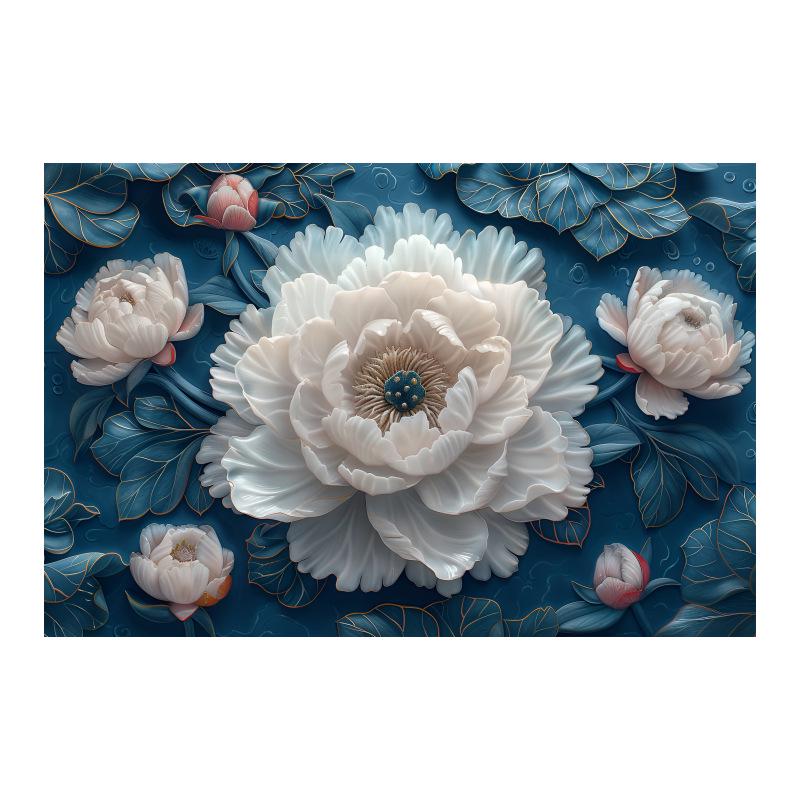 3D Floral Diatom Mud Quick-Dry Bathroom Mat - Absorbent, Soft, Non-Slip Toilet & Kitchen Carpet