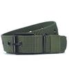 Versatile Simple Nylon Canvas Braided Belt Casual Luxury Design Weave Waist Band Pin Buckle Waistband For Man