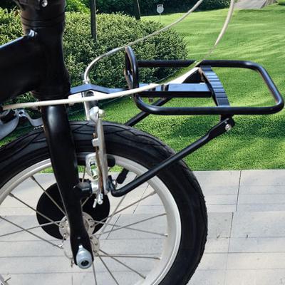 Suporte de carga para bicicleta, suporte frontal para bicicleta com mais de 5 kg, bolsa para bagagem, suporte para viagem