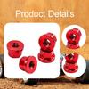 4 M2 Flange Wheel Nuts for 1/30 RC Crawler, Premium Aluminum Alloy Replacement Parts SCX30