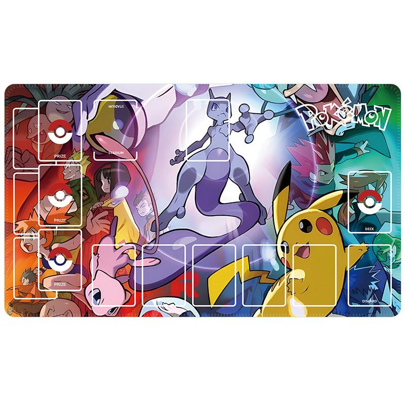 Anime Pokemon GAME PTCG Dedicated DIY Card Playmat Battle Against K Jirachi Lunala Solgaleo Collection Gift Toys