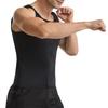 Men Fitness Vest O-neck Sleeveless Zipper Placket Protection Vest Muscle Defining Vest Safety Pullover Tank Tops
