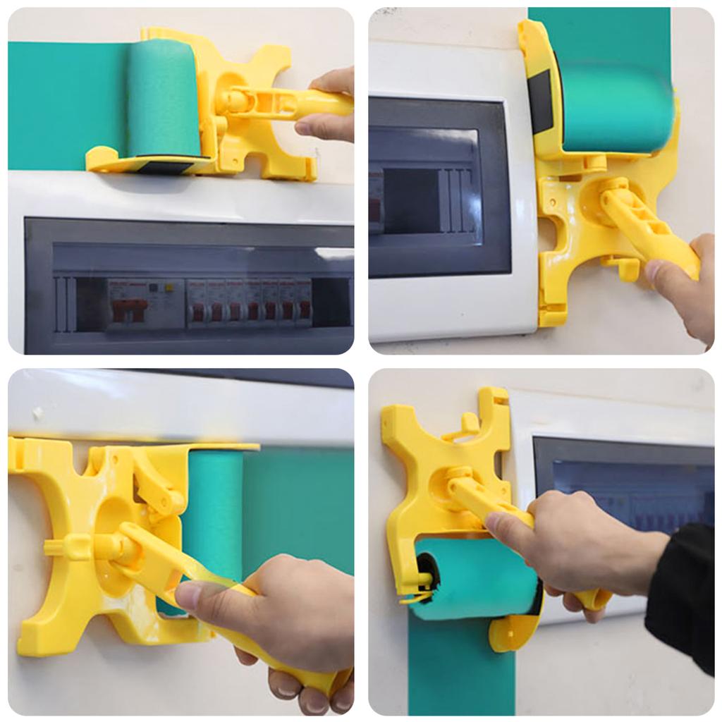 Wall Paint Roller Set Multifunctional Roller Paint Runner Brush Clean-cut Edger Rolling Brush for Wall Painting Treatment Tools