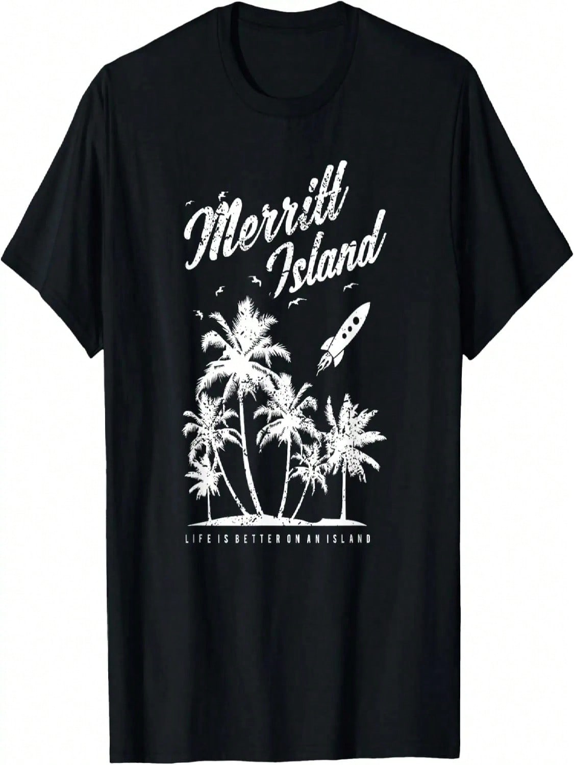 Футболка Merritt Island Florida Space Coast для мужчин, женщин, детей S разноцветный