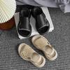 Summer new platform casual Boken sandals wear non-slip and deodorant beach shoes 471212 black-J