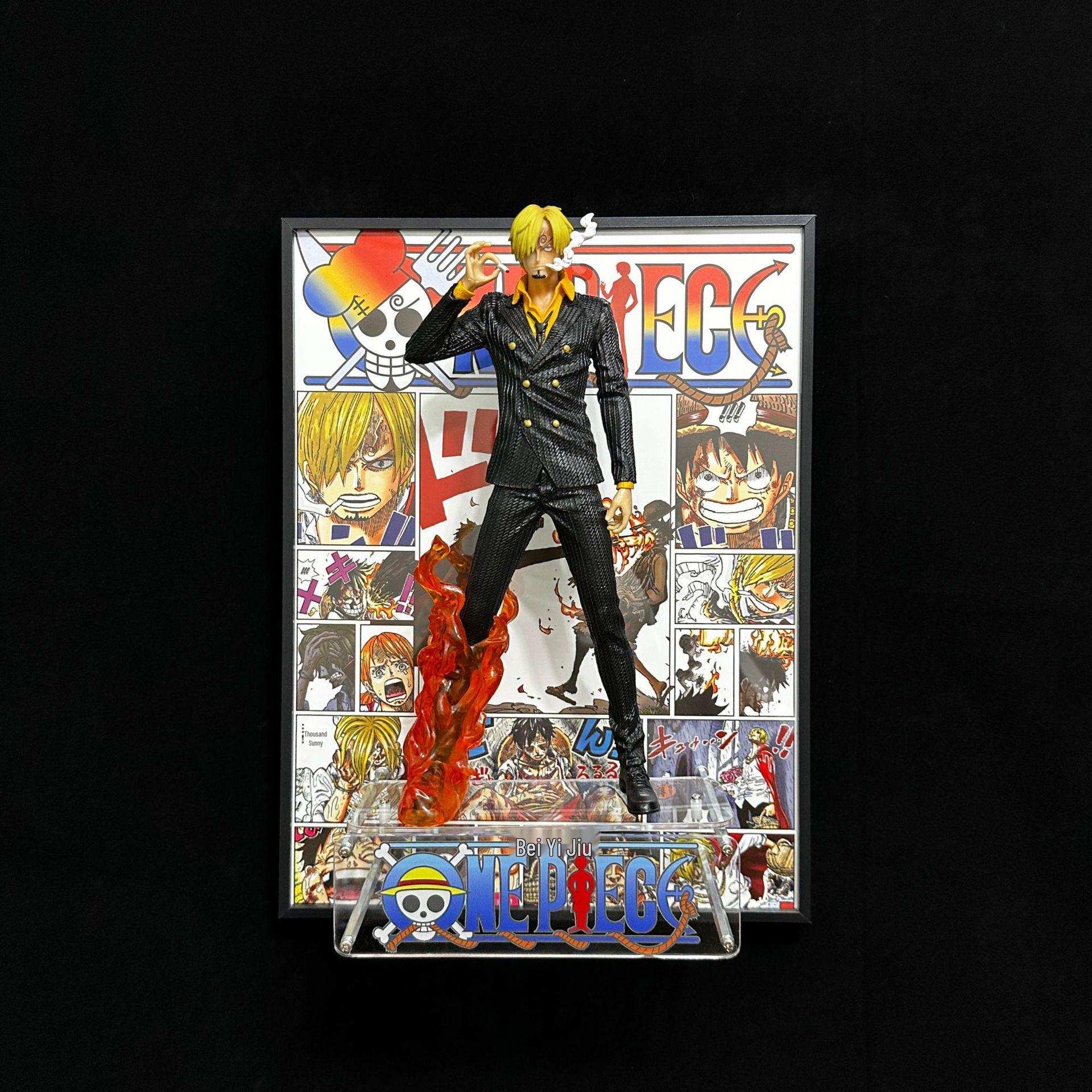 

One Piece Санджи 3D Фигурка Пинающий Игрушка Подарок Украшение