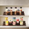 4-Pack Expandable Spice Rack Organizer - Adjustable Cabinet Shelves for Kitchen/Pantry, Space Saving Storage Set