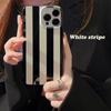 Simple Stripes 15pro Max Apple 16 Mobile Phone Case 13 Suitable for IPhone 14 Niche 11 Silicone 12 Personality X