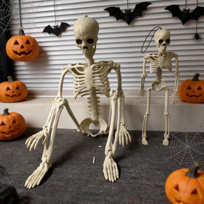 Hororový půltělový kostlivec Ozdoba Halloween Pohřbená lebka Kosti Dekor Hřbitovní Rekvizita Stolní Venkovní Párty Dekorace Potřeby 2027