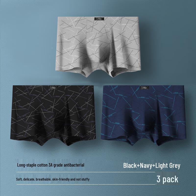 Langsha Men's Plus Size Boxer Briefs