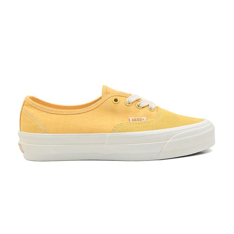 Vans Mte Authentic Reissue 44 Comfortable Versatile Low Top Skate Shoes Unisex Sneakers Yellow VN000CT7YLW
