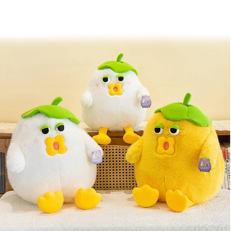 Lotus Chicken Leaf Plush Toy Doll Pillow Funny Expression Children Gift Birthday