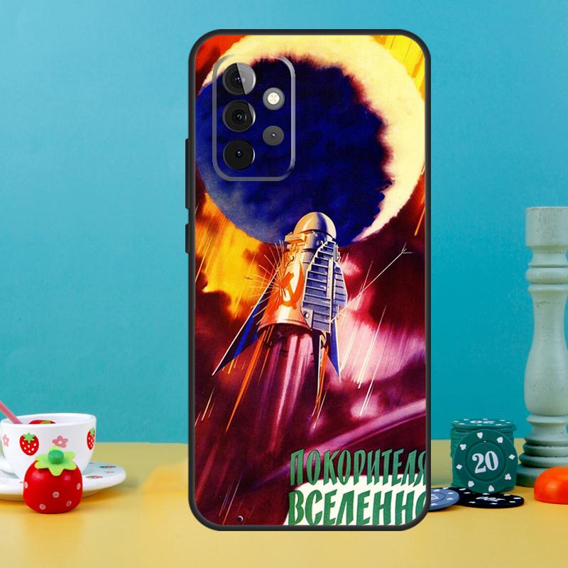 

CCCP Soviet Space Propaganda Art Case For Samsung Galaxy A05 A36 A56 A26 A16 A53 A33 A13 A12 A32 A52 A55 A35 A15 A54 A34 A14 Samsung A32 5G