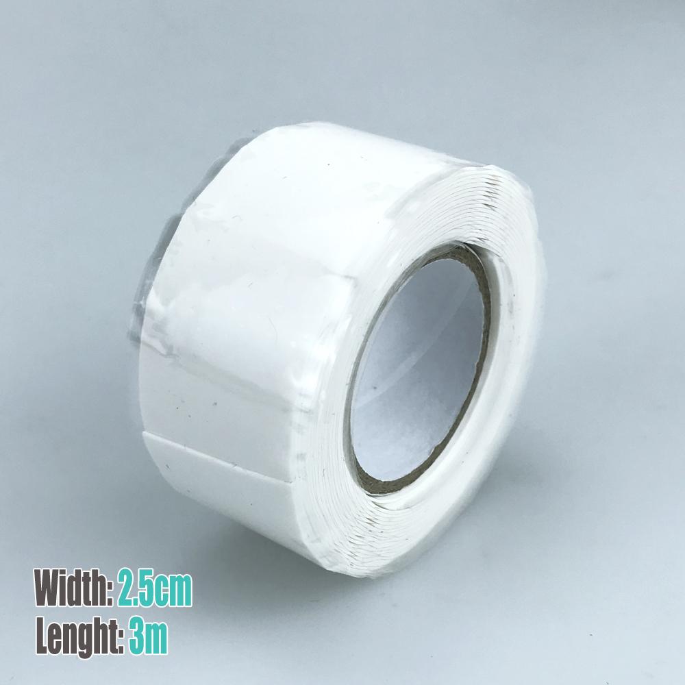 1.5/3m Water Pipe Silicone Belt Waterproof Pipe Stop Leaks Seal Repair Tape Self-adhesive Self Fusing Tape Insulation Tape