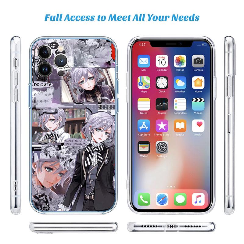 Twisted Wonderland Transparent Phone Case for Motorola Moto E22I E22S E22 E32 E40 E7 E7I G Plus Power Play Stylus G22 G14