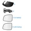 Car Side Mirror Lower Base Cover Rearview Mirror Turn Signal Light Lamp Lens Glass For Honda Fit Jazz Shuttle GK5 2014-