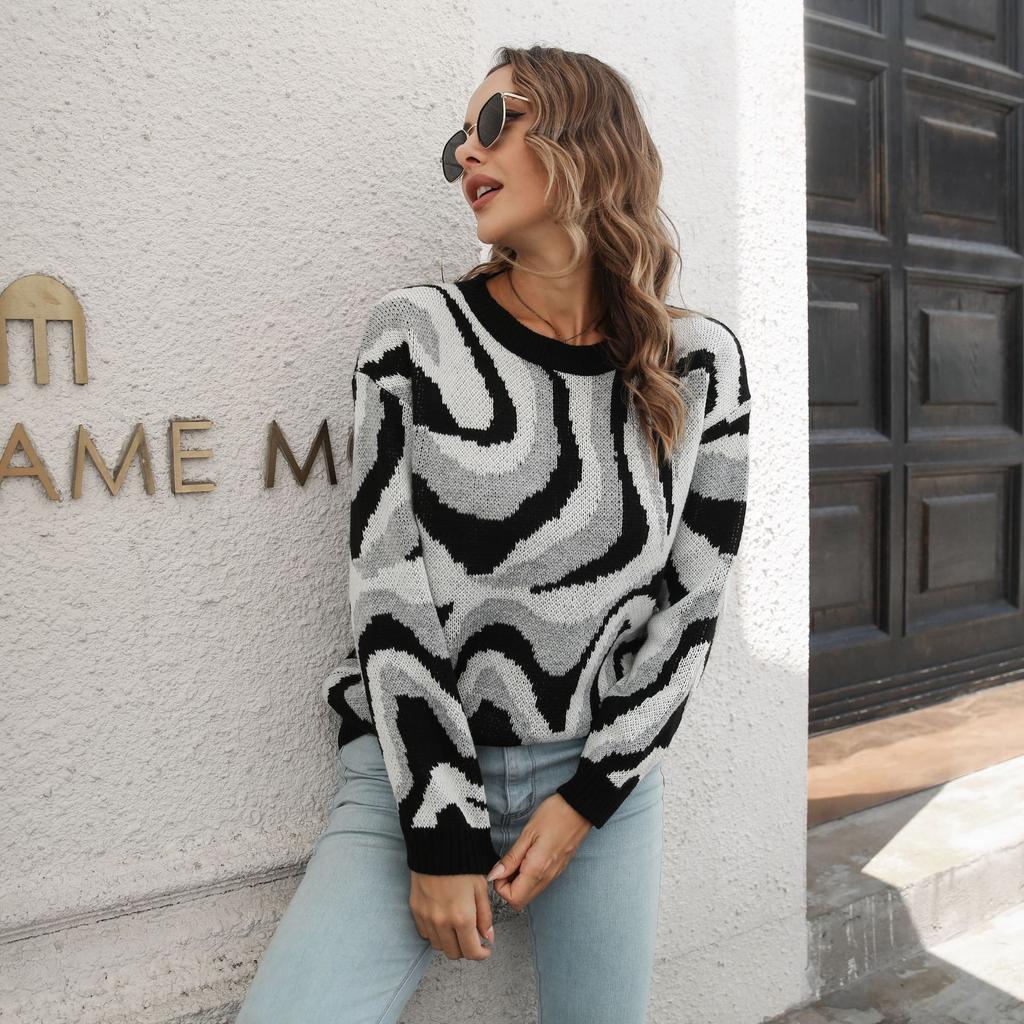 Autumn New Women's Loose Autumn/Winter Long Sleeve Casual Knitwear