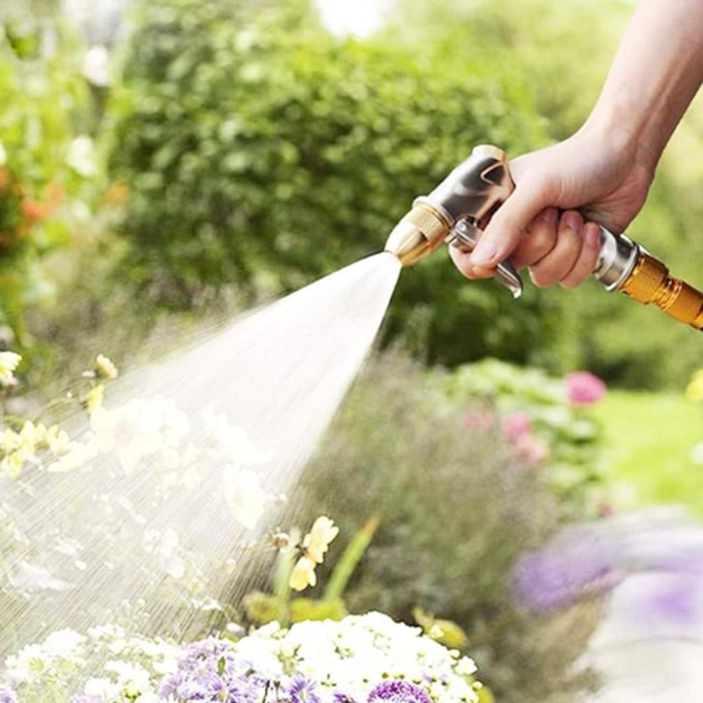 Gartenschlauchdüse 4 Modi Handheld Power-Kopf Hochdruck Gartenschlauch Sprühdüse Für Autowäsche Außenhof Rasen Pflanze