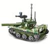 Assembled Building Blocks Main Battle Tank Toy Armored Vehicle Model Modern Military Series Soldier Army  Toy Gift