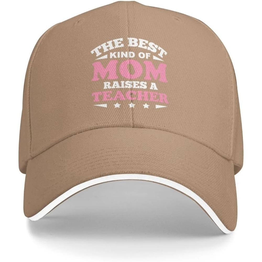 Die beste Art von Mutter erzieht einen Lehrer Baseballkappe Polyester Lässig Verstellbar Erwachsenenhut