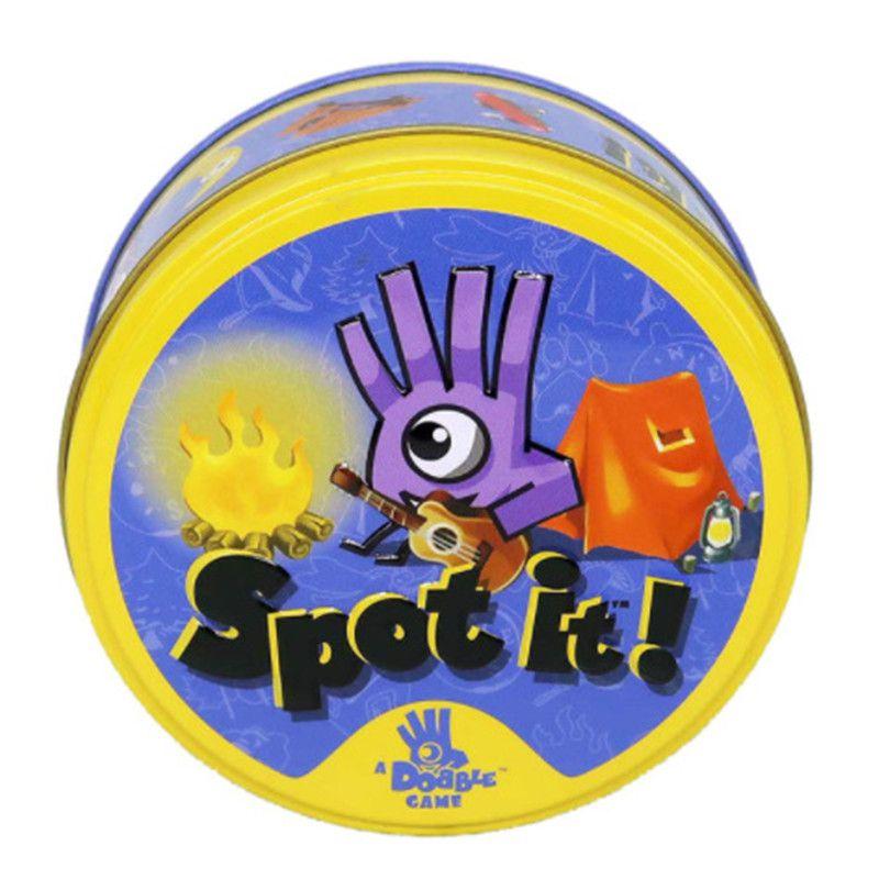 Karetní hra Dobble Spot It pro návykovou rodinnou zábavu a rychlé vizuální výzvy