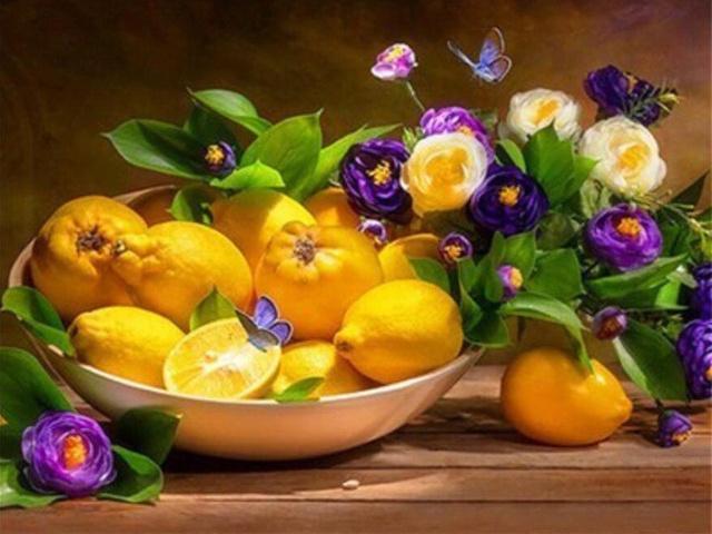 5D Diamond Mosaic Fruit Cross Stitch Kits DIY Diamond Painting Landscape Picture Of Rhinestones Mosaic Decor For Home