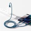Baseus Superior Series 3-in-1 USB Cable, USB To Micro USB / USB-C / Lightning, 3.5A, 1.5M (Blue)