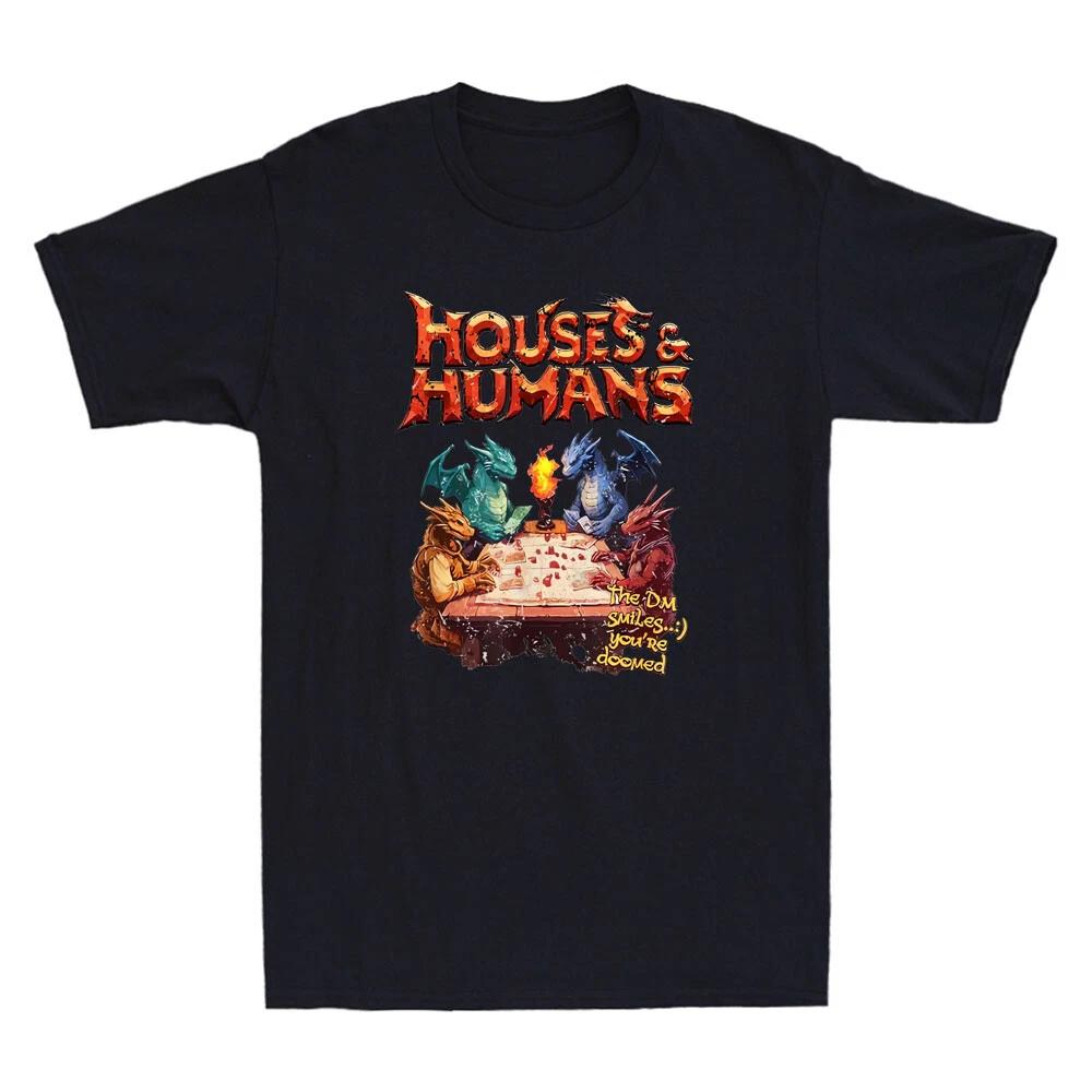The DM Smiles You re Doomed Funny Drogan Gamer Gaming Gift Vintage Men s T-Shirt 3XL